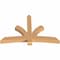 Ekena Millwork Davenport Timber Gable Bracket, Western Red Cedar, 72"W x 48"H x 5 1/2"D x 5 1/2"F, 16/12 Pitch GBW072X48X0606DAV00SWR - alternate 4